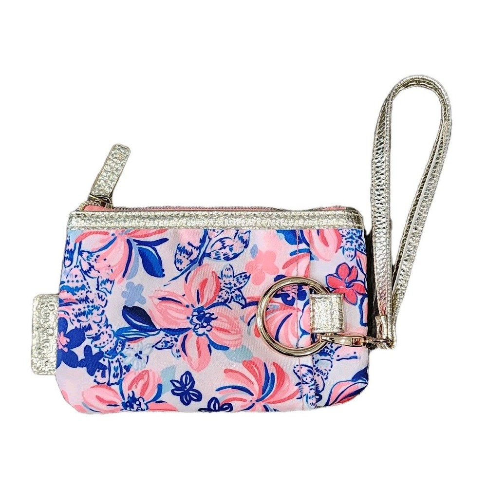 LILLY PULITZER Zip Top Wallet Resort White Party Like a Lobster EUC - Picture 4 of 6